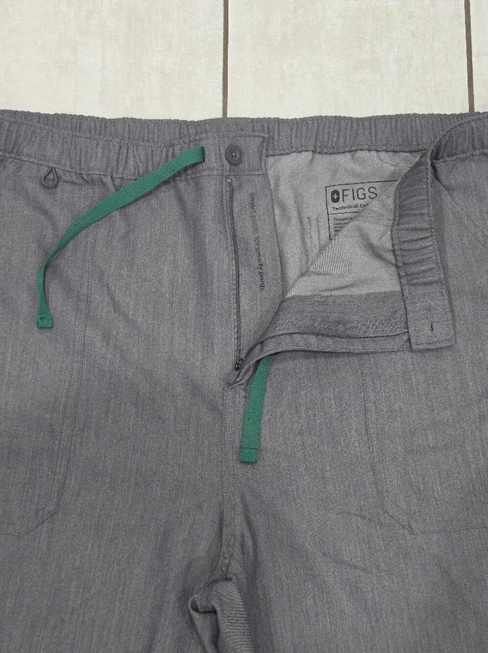 NWOT FIGS Men’s Cairo Cargo Scrub Pants Graphite Gray XXL Technical Collection